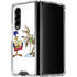 Looney Tunes Road Runner Wile E Coyote Food Galaxy Z Fold4 5G Clear Case