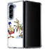 Looney Tunes Road Runner Wile E Coyote Food Galaxy Z Fold5 5G Clear Case