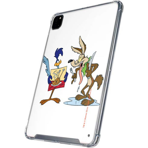 Looney Tunes Road Runner Wile E Coyote Food iPad Pro 12.9in (2020) Clear Case