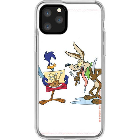 Looney Tunes Road Runner Wile E Coyote Food iPhone 11 Pro Clear Case