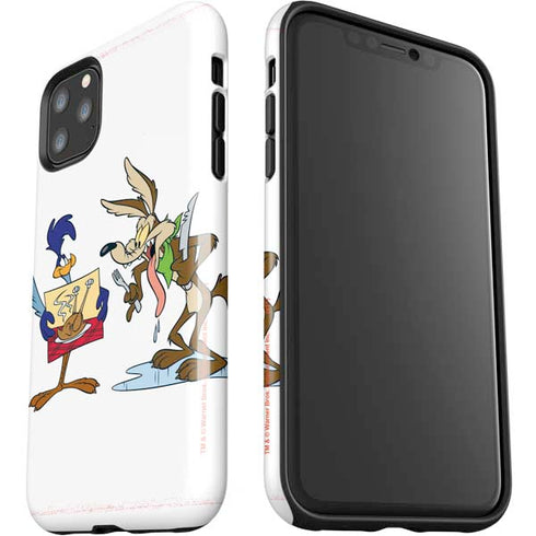 Looney Tunes Road Runner Wile E Coyote Food iPhone 11 Pro Max Impact Case