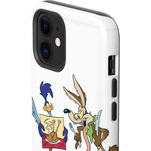 Looney Tunes Road Runner Wile E Coyote Food iPhone 12 Mini Impact Case