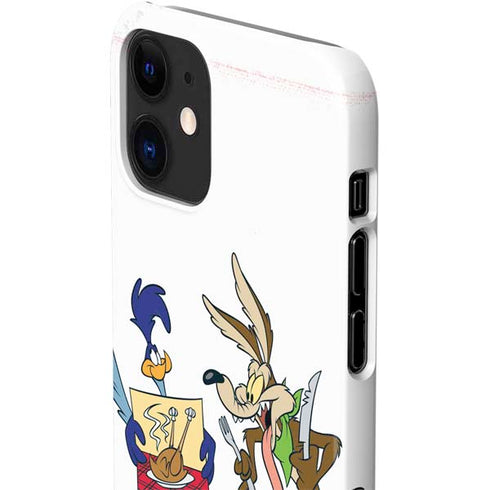 Looney Tunes Road Runner Wile E Coyote Food iPhone 12 Mini Lite Case