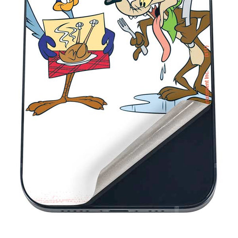 Looney Tunes Road Runner Wile E Coyote Food iPhone 12 Skin