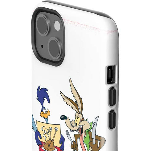 Looney Tunes Road Runner Wile E Coyote Food iPhone 15 Plus Impact Case