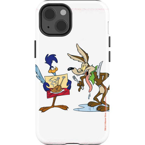Looney Tunes Road Runner Wile E Coyote Food iPhone 14 Impact Case