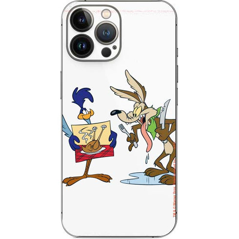 Looney Tunes Road Runner Wile E Coyote Food iPhone 14 Pro Max Skin