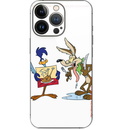 Looney Tunes Road Runner Wile E Coyote Food iPhone 14 Pro Skin