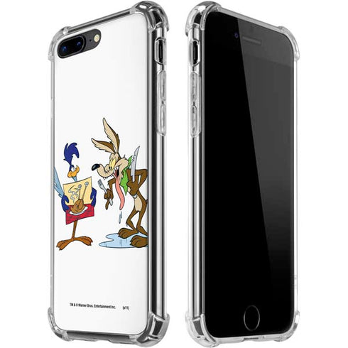 Looney Tunes Road Runner Wile E Coyote Food iPhone 7/8 Plus Clear Case