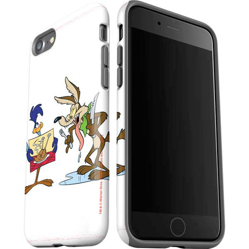 Looney Tunes Road Runner Wile E Coyote Food iPhone SE (2nd & 3rd Gen) Pro Case