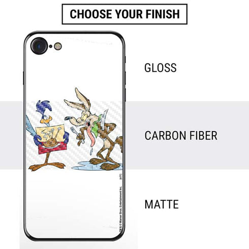 Looney Tunes Road Runner Wile E Coyote Food iPhone SE (2nd & 3rd Gen) Skin