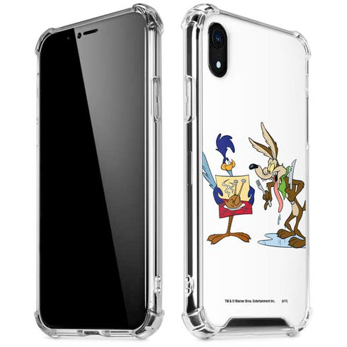 Looney Tunes Road Runner Wile E Coyote Food iPhone XR Clear Case
