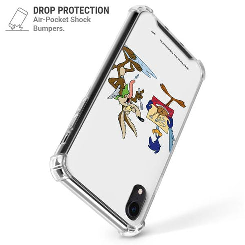 Looney Tunes Road Runner Wile E Coyote Food iPhone XR Clear Case