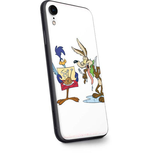 Looney Tunes Road Runner Wile E Coyote Food iPhone XR Skin