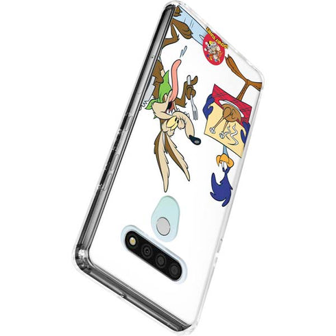 Looney Tunes Road Runner Wile E Coyote Food LG Stylo 6 Clear Case