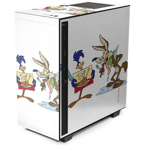 Looney Tunes Road Runner Wile E Coyote Food NZXT H510 Compact ATX Mid-Tower Case Skin