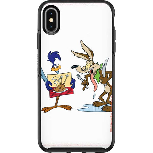 Looney Tunes Road Runner Wile E Coyote Food Otterbox Symmetry iPhone Skin