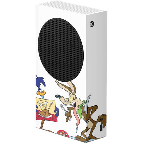 Looney Tunes Road Runner Wile E Coyote Food Xbox Series S Console Skin