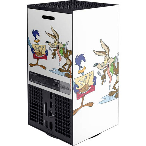 Looney Tunes Road Runner Wile E Coyote Food Xbox Series X Console Skin