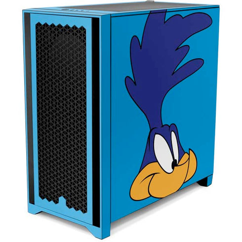 Looney Tunes Road Runner Zoomed In Corsair 4000D Tempered Glass Mid-Tower ATX Case Skin