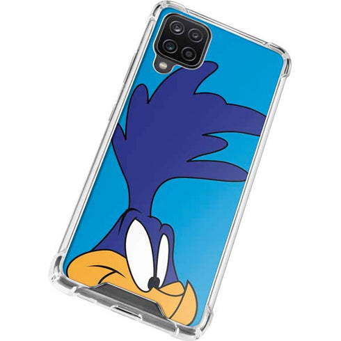 Looney Tunes Road Runner Zoomed In Galaxy A12 Clear Case