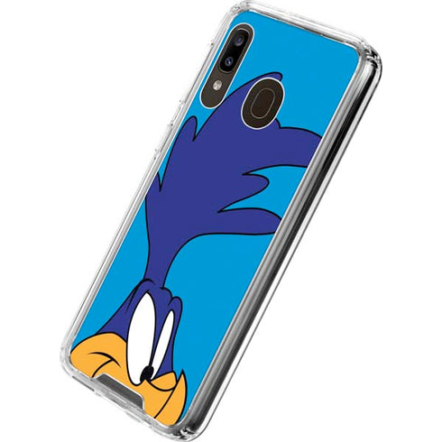 Looney Tunes Road Runner Zoomed In Galaxy A30 Clear Case
