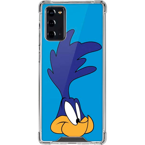 Looney Tunes Road Runner Zoomed In Galaxy Note20 5G Clear Case