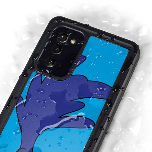 Looney Tunes Road Runner Zoomed In Galaxy Note20 5G Waterproof Case