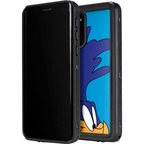 Looney Tunes Road Runner Zoomed In Galaxy S20 Plus Waterproof Case