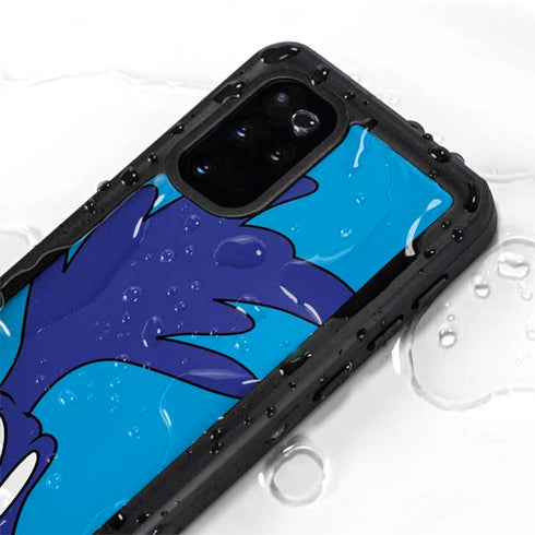 Looney Tunes Road Runner Zoomed In Galaxy S20 Plus Waterproof Case