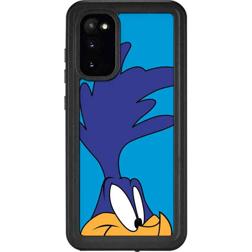 Looney Tunes Road Runner Zoomed In Galaxy S20 Waterproof Case