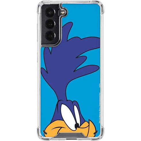 Looney Tunes Road Runner Zoomed In Galaxy S21 5G Clear Case