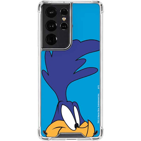 Looney Tunes Road Runner Zoomed In Galaxy S21 Ultra 5G Clear Case