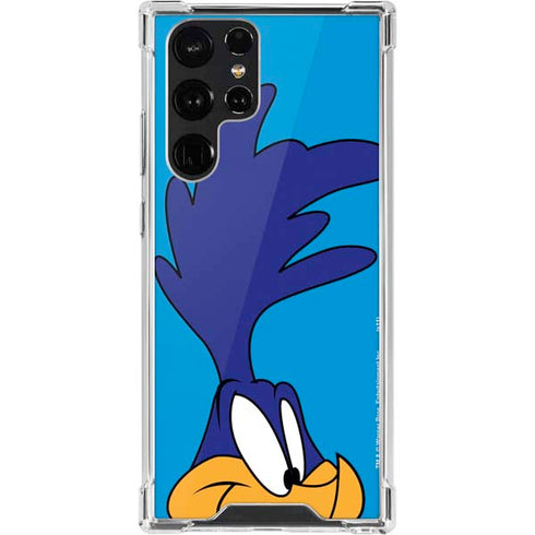 Looney Tunes Road Runner Zoomed In Galaxy S22 Ultra Clear Case