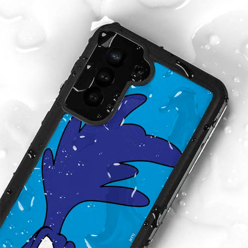 Looney Tunes Road Runner Zoomed In Galaxy S23 Plus Waterproof Case