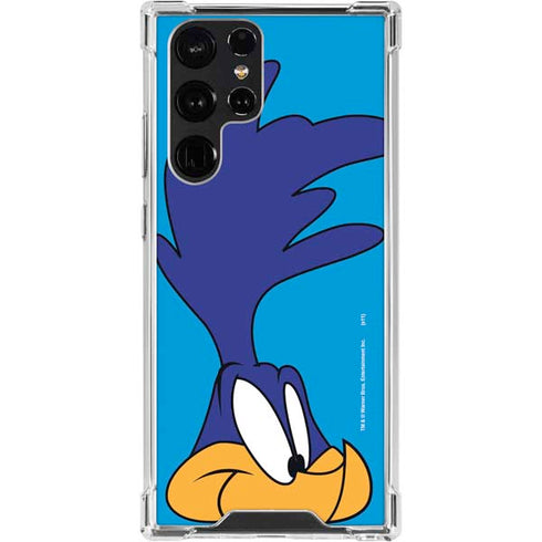 Looney Tunes Road Runner Zoomed In Galaxy S24 Ultra Clear Case