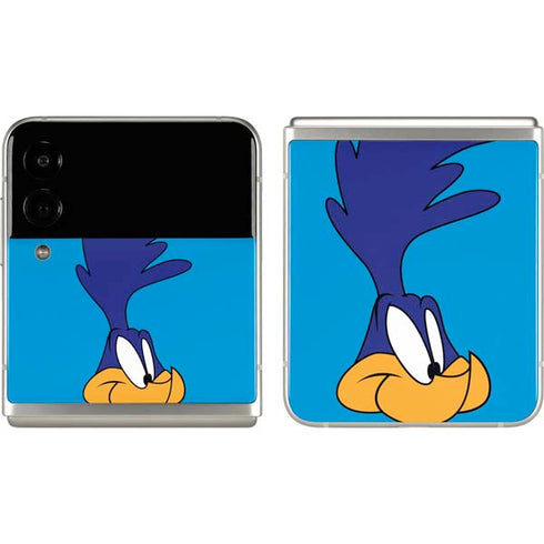 Looney Tunes Road Runner Zoomed In Galaxy Z Flip3 5G Skin