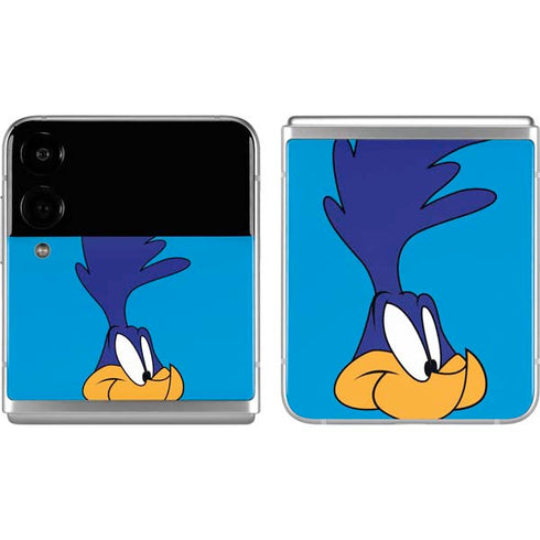 Looney Tunes Road Runner Zoomed In Galaxy Z Flip4 5G Skin