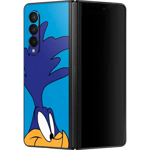 Looney Tunes Road Runner Zoomed In Galaxy Z Fold3 5G Skin