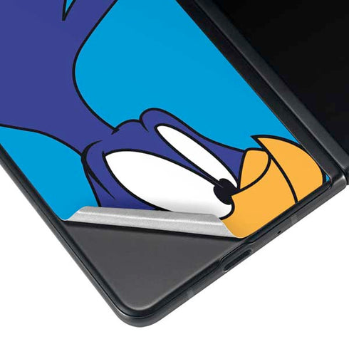 Looney Tunes Road Runner Zoomed In Galaxy Z Fold3 5G Skin