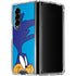 Looney Tunes Road Runner Zoomed In Galaxy Z Fold4 5G Clear Case