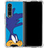 Looney Tunes Road Runner Zoomed In Galaxy Z Fold4 5G Clear Case