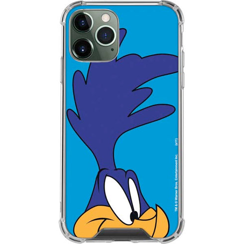 Looney Tunes Road Runner Zoomed In iPhone 11 Pro Max Clear Case