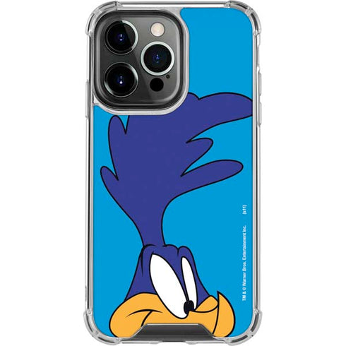 Looney Tunes Road Runner Zoomed In iPhone 13 Pro Clear Case