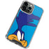 Looney Tunes Road Runner Zoomed In iPhone 13 Pro Clear Case