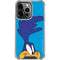 Looney Tunes Road Runner Zoomed In iPhone 14 Pro Clear Case