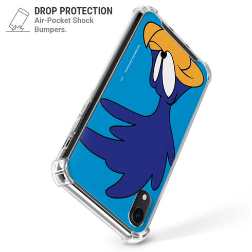 Looney Tunes Road Runner Zoomed In iPhone XR Clear Case