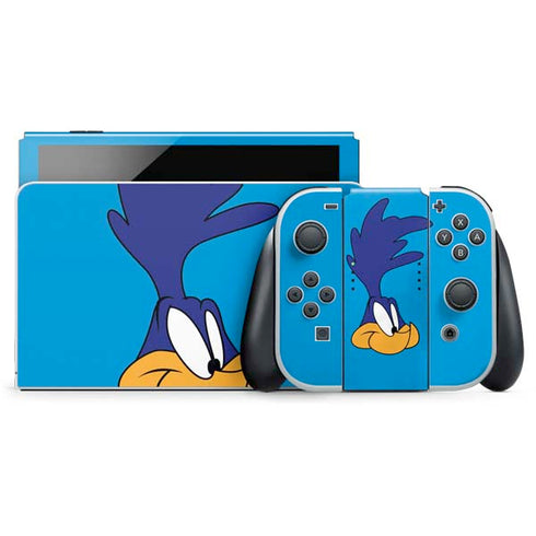 Looney Tunes Road Runner Zoomed In Nintendo Switch OLED (2021) Skin