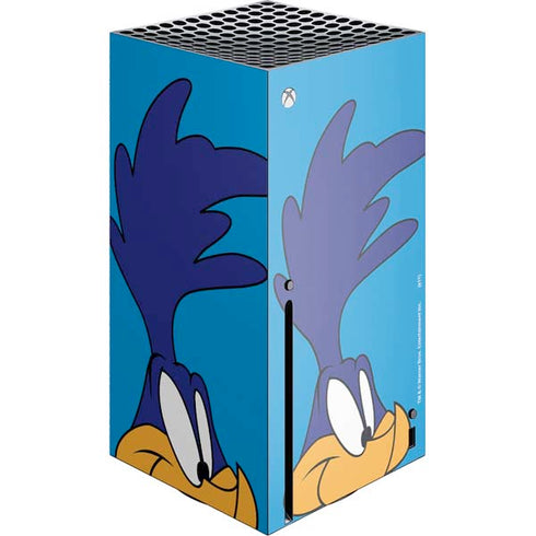 Looney Tunes Road Runner Zoomed In Xbox Series X Console Skin