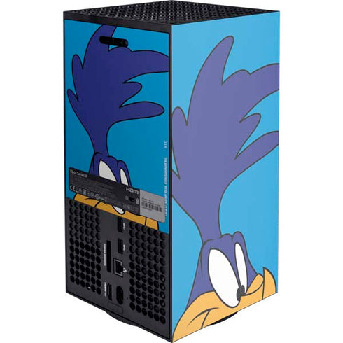 Looney Tunes Road Runner Zoomed In Xbox Series X Console Skin